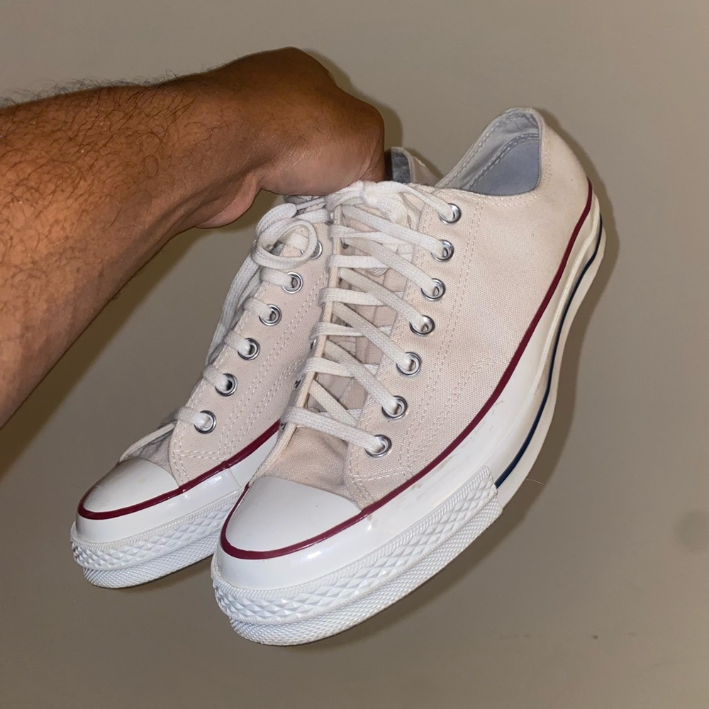 Converse Chuck Taylor Low 70 OX Beige Parchment Men Shoe 162062C 10